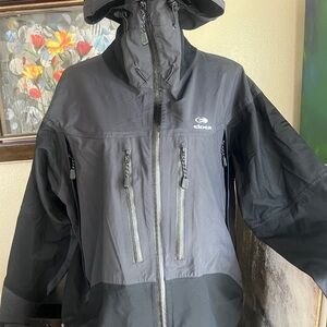 Eider Black and Gray Hooded Jacket